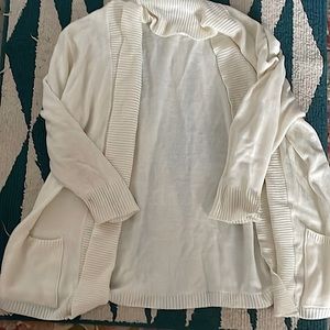 White open face cardigan! Plus size women’s . Brand Anthony richards